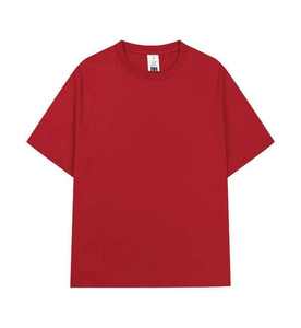 Verano caliente tendencia estilo venta 230gsm 100% algodón camiseta serigrafiada de gran tamaño cuello redondo Camiseta - Product Image 1