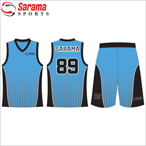 Uniformes de basketball personnalisés en tissu respirant grande taille pour l'été, avec impression par sublimation, séchage rapide et antibactériens, vente en gros - Product Image 2