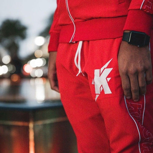 Conjunto de chándal OEM de 2 piezas al por mayor, conjunto de pantalones de chándal y sudadera con capucha y logotipo personalizado para hombre, Conjunto de jogging reflejado para hombre - Product Image 6