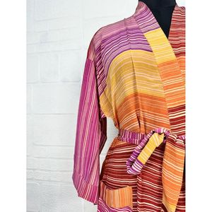 Kimono Vintage de Seda Crepé, Bata Suave y Cómoda, Ropa de Dormir Ligera y Lujosa, Regalo Perfecto de Verano para Mujer - Product Image 3