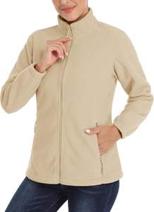 2024 veste polaire légère en coton respirant pour femmes pour l'hiver poches chaudes pour les activités de plein air séjour grande taille - Product Image 2