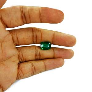 Émeraude naturelle zambienne de qualité AAA, 6,10 carats, taille octogonale facettée, pierre précieuse verte avec certificat IGI pour accessoires de bijouterie - Product Image 5