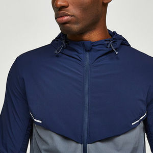 ชุดวอร์มกันลมซิปเต็มตัวทำจากไนลอนโพลีเอสเตอร์กันน้ำ - Product Image 5