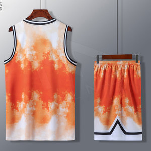 Meilleure qualité 100% maillot de basket-ball en polyester sur mesure vêtements de sport blancs uniforme de basket-ball respirant - Product Image 2
