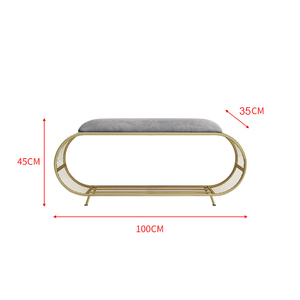 KG68049 Zapatero Moderno de Roble con Asiento Acolchado, Estructura de Hierro y Fácil de Montar, Mueble Portátil para Sala de Estar - Product Image 3