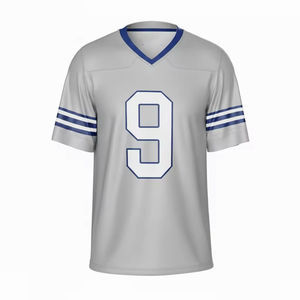 Maillot de football américain personnalisé par sublimation, respirant, anti-humidité, teint en pièce, séchage rapide, logo personnalisé, durable - Product Image 4