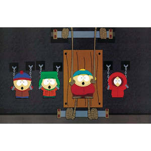 Modern Style South Park Wall <b>Poster</b> Made of Paper - Product Image 1