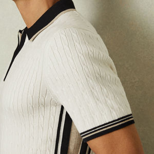 Polo Casual Botón a juego de colores Logotipo personalizado de gran tamaño Polo unisex Ropa diseñada Camiseta de hombre - Product Image 4