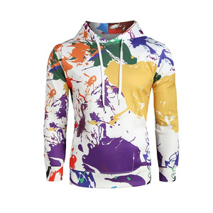 เสื้อฮู้ดดี้ผู้ชายคุณภาพสูงสำหรับฤดูหนาว สไตล์ลำลอง พิมพ์ลายแบบซับลิเมชั่น มีกระเป๋าเสื้อ แขนยาว ผ้าฟลีซ โพลีเอสเตอร์ 100% ป้องกันรอยยับ แห้งเร็ว - Product Image 6