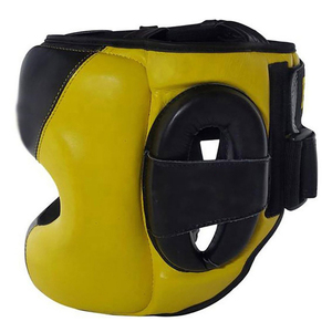 Haute qualité Fitness Arts martiaux karaté boxe protège-tête avec Logo personnalisé en cuir Pu protecteur et Durable - Product Image 3