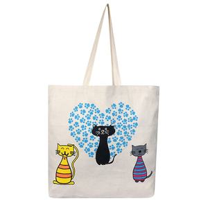 Wholesale Custom Printed Logo Cheap Price Reusable Eco Friendly Canvas Shopping Cotton Tote <b>Bag</b> with <b>Long</b> Handle - Product Image 1