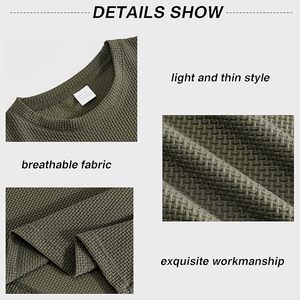 เสื้อยืดผ้าฝ้าย/โพลีเอสเตอร์สำหรับผู้ชายน้ำหนัก220กรัมผ้าถักโลโก้ด้านหน้าแบบลำลอง - Product Image 6