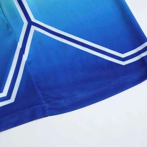 Ensemble de vêtements de sport de basketball unisexe de qualité supérieure, imprimé par transfert thermique, réversible, respirant, 100% coton, personnalisable avec votre marque - Product Image 3