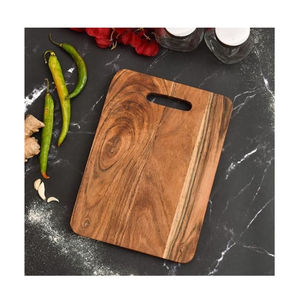 Tabla de cortar de queso y carne vegetal, tabla de cortar de madera con estilo para herramientas de cocina - Product Image 6