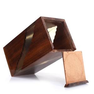 Rosewood Urn <b>for</b> Human <b>Ashes</b> Male Female Decorative Cremation Urn <b>Box</b> Large Medium Small Adult Large Funeral - Product Image 3