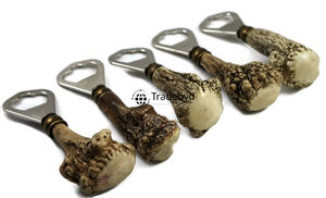 Ouvre-bouteille traditionnel en corne pour les cadeaux de qualité supérieure et la décoration de cuisine rustique par Tradebyd - Product Image 3