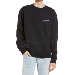 Sweat-shirt d'hiver à manches longues pour hommes sur mesure XS Cotton Fleece Puff Embossed 3D Printing ODM Technics Washed Design - Product Image 2