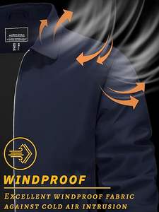 Chaqueta Cortavientos de Nailon para Hombre de Alta Calidad OEM, Elegante Cuello Alto, Larga, Delgada, Servicios de Moda al por Mayor - Product Image 3