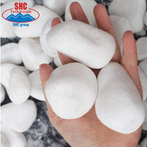 Pierres rondes en pierre blanche, 5 pièces, moins cher, roche de gravier, fournitures vietnamiennes - Product Image 2