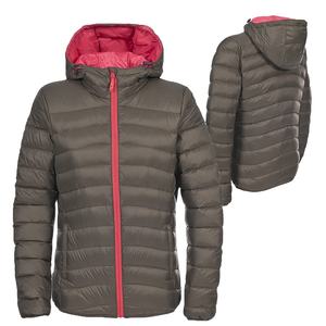 Veste matelassée en toile imperméable sur mesure OEM, veste longue matelassée pour femmes, col montant, rembourrage en coton blanc, veste matelassée pour femmes 2026 - Product Image 2