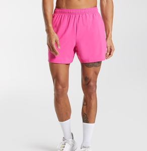 Lot de 3 shorts d'entraînement d'été décontractés pour hommes, pantalons courts d'entraînement athlétique en maille légère avec poches - Product Image 3