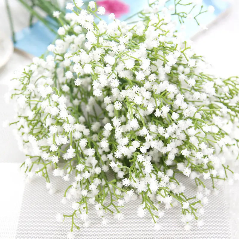 GF15819 Amazon Top selling artificial flowers simulation flowers Mini Gypsophila Wedding Flowers