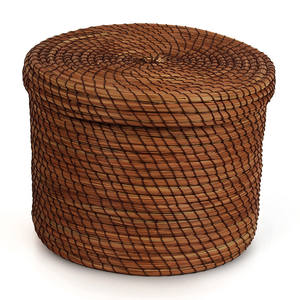 Caja NOJA Marrón con Diámetro de 25 cm y Altura de 20 cm - Product Image 1