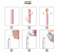 Mini bouteille de parfum portable avec pompe pulvérisateur coloré vide parfum étui rechargeable et atomiseur