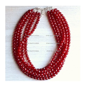 Venta caliente 2024 joyería de resina para collar de amor conjunto de cuentas acrílicas niñas pulsera anillos accesorios joyería de moda collares - Product Image 1