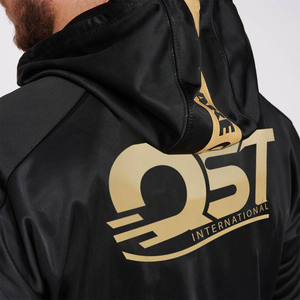 เสื้อฮู้ดแบบสวมหัวสำหรับผู้ชายโอเวอร์ไซส์เสื้อฮู้ดดี้แบบสวมหัวไหล่ตกผ้าคอตตอนน้ำหนักมากผสมพิมพ์ลายพัฟ - Product Image 6