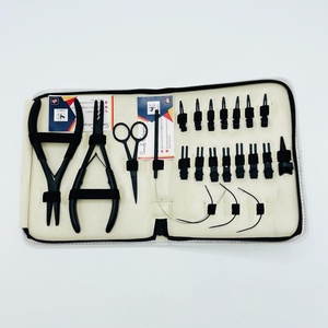 Professional Microlink Hair Extension Toolkit Complete <b>Set</b> for Expert Application Stainless Steel Includes Tape-in Press <b>Pliers</b> - Product Image 6