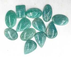 Amazonite Loose Gemstone Natural Green Amazonite Cabochon Lot Oval Cut Amazonite Gemstone for Jewelry - Product Image 2