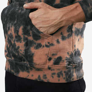 Nueva ropa de calle Jersey personalizado Tie Dye Hoodie Anti Pilling 100% algodón Multi Color 3D impresión hombres sudaderas con capucha y sudaderas - Product Image 5