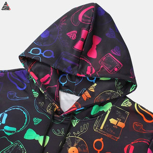 Sweat à capuche pour homme de qualité supérieure, basiques d'hiver, 100% coton, écologique, respirant, logo personnalisé par sublimation, Pakistan - Product Image 3