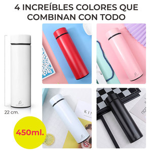 Bouteille isotherme intelligente avec affichage LCD de la température, pour eau bouillante, idéale pour le bureau - Product Image 6