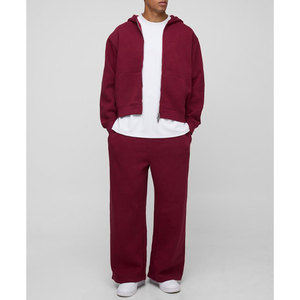 Chándal para hombre, ropa de calle, traje para correr de gran tamaño, bordado personalizado disponible - Product Image 4