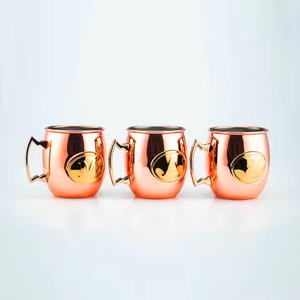 Mule de Moscou Cuivre Tasses Meilleure Qualité Bière Tasse Boîte Cadeau Ensemble Nouvelle Arrivée Tasse En Cuivre Antique Martelé Moscou Mule Tasse pour Bière - Product Image 5