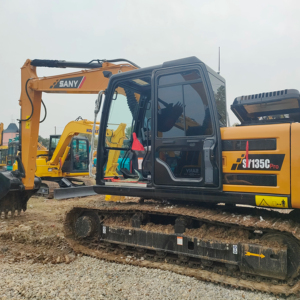Hot Sale Used Sany SY135C Hydraulic Excavator Superior Performance Few Hours Used with Core Motor <b>Gear</b> & Bearing Components - Product Image 1