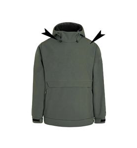 Veste Anorak Coupe-Vent à Capuche pour Homme – Style Urbain Tendance, Col Montant, Respirante et Imperméable – Collection Automne - Product Image 4