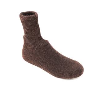 Mongolian <b>Wool</b> <b>Socks</b> Super Warm Breathable for Winter Durable Dark Brown Anti-Slip Anti-Bacterial Features Casual for Outdoor - Product Image 1