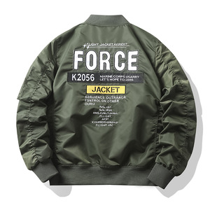 LAYENNE vendita calda di alta qualità giacca ricamata invernale personalizzata Bomber piumino da uomo - Product Image 5