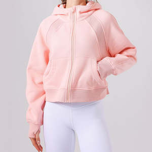 Sweat à capuche tendance pour femme, décontracté, léger, avec fermeture éclair sur le devant et poches, sweat à capuche pour femme - Product Image 4
