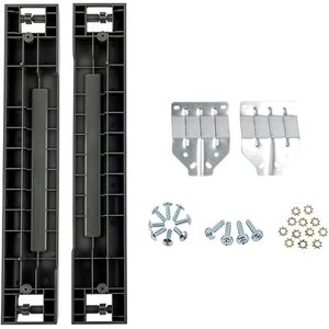 Kit de Apilamiento SKK-8K, Soporte de Lavandería de Plástico de Carga Frontal Compatible con Lavadora y Secadora Samsung de 27 Pulgadas SKK8K - Product Image 1