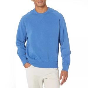 Nouveau Style OEM vierge français éponge polaire personnalisé col rond surdimensionné sweat 100% coton goutte épaule luxe hommes sweat - Product Image 6