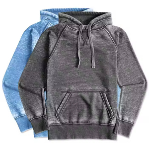 Prix bas Vente en gros Pull délavé à l'acide pour homme adulte Manches raglan High Street Fournisseur de sweats à capuche délavés vintage pour homme - Product Image 6