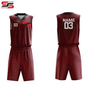 Wholesale <b>Retro</b> <b>Basketball</b> <b>Jersey</b> Vests Set Printed Sublimation Men's <b>Basketball</b> Uniform with Unique Design - Product Image 6
