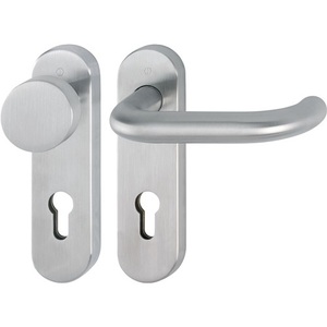 Juego de Protección Contra Incendios HOPPE Paris FS-E58/353KH/138 de Acero Inoxidable F69 D/K para Puertas de 40-65 mm de Espesor, Accesorios para Chimeneas PZ - Product Image 1