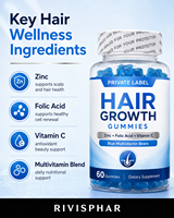 Gummies de glycinate de magnésium à formule personnalisée OEM/ODM, complément alimentaire sous marque privée pour une immunité améliorée, dose de 500 mg