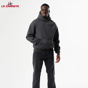 <b>Workout</b> Clothing Pullover French Terry Cotton Fleece Blank Heavyweight Hoodie Custom Printing Embroidery Logo Men <b>Hoodies</b> - Product Image 4