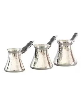 กาต้มน้ำอุ่นหม้อกาแฟทำจากสเตนเลสแบบตุรกีมาใหม่พร้อมด้ามไม้ - Product Image 2